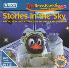 The Unencyclopedia Learning Adventures: Stories In The Sky PC CD kids space game picture