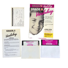 Grade A Vocabulary by SmartWork for Apple II GS, C, E, IBM PC Commodore 64 128 picture