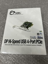 SIIG JU-P40112-S1  DP High Speed USB 4-Port PCIe Card - UNUSED IN UNOPENED BOX picture