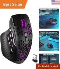 Wireless Gaming Mouse: 24000 DPI Precision, RGB Lights & 9 Programmable Buttons picture