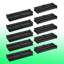 10 Pcs 34 Position Female IDC Socket Flat Ribbon Cable Connector Black picture