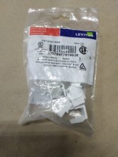 Leviton CAT 41084-BWB QuickPort Snap-In Blank White Module (8 PCS) F1 picture