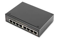 DIGITUS Netzwerk-Switch 8-Port - Hutschiene oder Wand-Montage - Gigabit Ethernet picture