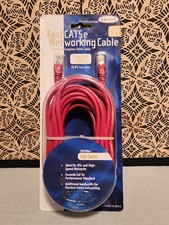 Belkin A3L850-25-RED-S RJ45 CAT5e FastCat5e Network Cable Male/Male Red 25ft NIP picture