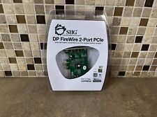 SIIG DP FIREWIRE 2-PORT PCIE CARD FOR DESKTOP COMPUTER B4-4 picture
