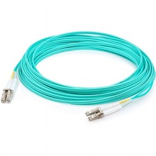AddOn ADDLCLC15M5OM4_25 1.5m LC-LC Aqua OM4 Duplex Fiber Cable picture