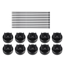 10/12/15Pcs Magnetic Cable Zip Tie Mounting Holders Wire Management Clips picture