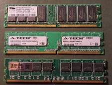 3 Memory cards A-Tech, ProMOS, M:  2 - 1GB DDR2 533 MHZ; , 1 - 256MB DDR 400MHZ picture