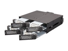 ICY DOCK 4 Bay 2.5 SAS/SATA HDD/SSD Metal Mobile Rack Enclosure for Black picture