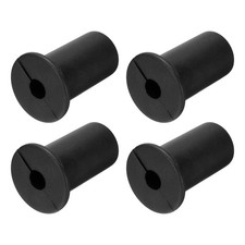 4Pcs Wall Grommets for Cables 3/4 Inch Cable with 7mm Hole Silicone Black picture