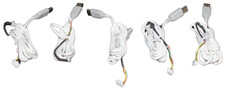 Glorious Model O 5-Pin JST 1.25mm Pitch White Replacement USB-A Cable | Lot of 5 picture