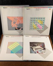 Apple IIe II Computer Manuals Lot ProDOS 80-Column WPL Supplement Vintage Books picture