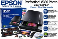 Epson Perfection V330 Photo - Color Scanner Photos Film Documents - New open box picture