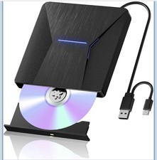 External Blu Ray Drive Plug & Play BR DVD CD Reader Burner USB 3.0 & Type C picture