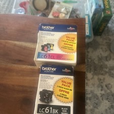 Brother LC61CL Black Yellow Cyan Magenta GENUINE OEM Date 2024/2026 picture