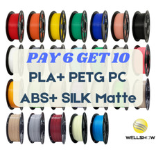 [PAY 6 GET 10]1KG PLA,PETG,ABS,PC,Matte PLA bundle 1.75mm 3d Printer Filament picture