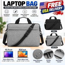 Laptop Shoulder Bag Sleeve Case 13.3 &15.6 Inch Padded Carrying Handbag picture