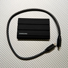 Samsung T7 Shield 2TB Portable External SSD USB-C Black MU-PE2T0S picture