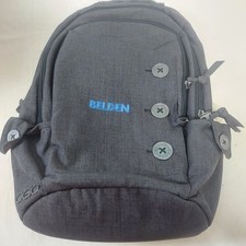OGIO Backpack Charcoal Gray Heathered Belden Logo Button Detail Laptop Bag picture