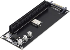 Cablecc Oculink SFF-8612 SFF-8611 to PCIE Pci-Express 16X 4X Adapter with SATA P picture