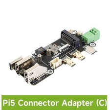 Waveshare PCIe To M.2 Multifunctional Adapter for Raspberry Pi 5 Two Power Suppl picture