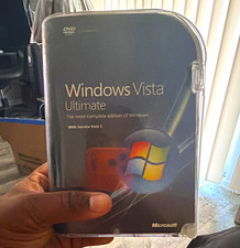 Microsoft Windows Vista Ultimate SP1 Operating System DVD for Windows picture