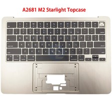 Grade A Starlight US Keyboard Top Case Palm Rest for Macbook Air 13