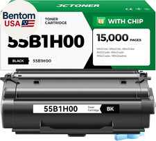 55B1H00 Toner Cartridge Black High Yield with Chip 15,000 Page-Yield Replacement picture