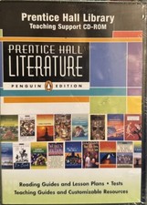 Prentice Hall Library Teaching Support CD-ROM Literature Grade 9 New Sealed picture