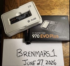 Samsung 970 EVO Plus Series, 1TB PCIe NVMe- M.2 Internal SSD (MZ-V7S1T0BW) picture