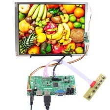 HD DP VGA LCD Controller Board With 10.4 in 800x600 500nit LCD Screen picture