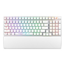 ASUS ROG Strix Scope II 96 Gaming Keyboard Wireless White Hot Swap Switch picture
