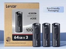 64GB 3-Pack Flash Drive A30E USB 3.2 Gen 1, USB Drive up to 100MB/s picture