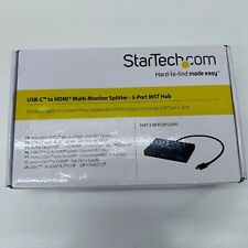 StarTech.com 3-Port Multi Monitor Adapter - USB-C to 3x HDMI Video Splitter - US picture