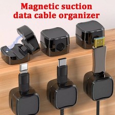 12Pcs Cable Clips Self-Adhesive Cord Management Wire Holder Organizer Clamp**/- picture