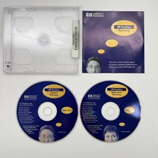 Vintage HP Pavilion 1999 System Application Recovery CD Set 2 Discs w/ Manual picture