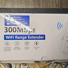 Paleoer RPT-004-1 300Mbps 2.4GHz WiFi Repeater RJ-45 1-Port Wall Plug White picture