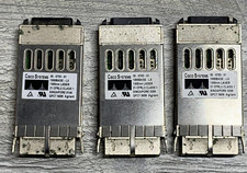 Lot Of 3 Cisco Systems 30-0703-01 1000BASE-LX GBIC Transceiver Modules picture