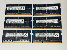 Lot of 6- 8GB DDR3 SO-DIMM Laptop Memory PC3L 12800s  Mixed Brands picture
