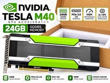 NVIDIA Tesla M40 24GB GDDR5 GPU Accelerator PCIe x16 AI Deep Learning Server picture