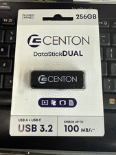 Centon DataStick Pro 256GB USB 3.2 Type-A Flash Drive, Black (C1-U3P6-256G.1) picture
