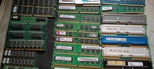 LOT OF 45 ASSORTED RAM MODULES PC133 SODIM, RDRAM DDR, DDR2, DDR3 picture