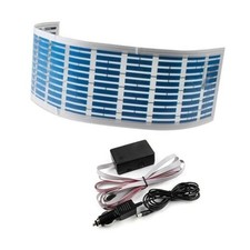 Sound Music Activate Sensor Car Auto Sticker LED Light Equalizer 80x19 cm Blue picture