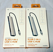 Hyperdrive Slab 7n1 USB C Hub SET OF 2 NEW picture