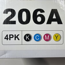 Toner Cartridges 4 Pack with Chip For HP 206A / 206X (Sealed) NOT OEM picture