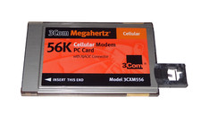 3Com Megahertz 56K Cellular Modem PC Card (3CXM556) w/ Xjack picture