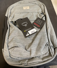 Osprey Arcane XL Day Backpack Medium Grey Heather J-zip Front Panel Stylish Bag picture
