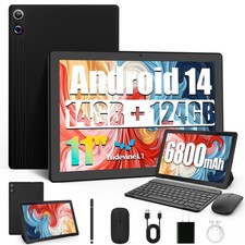 11 inch Android 14 Tablet 14GB RAM 128GB ROM (1TB TF) WiFi 6800mah Dual Camera picture