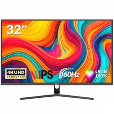 ZZA 32 4K Monitor UHD 3840x2160, IPS Panel, 60Hz, FreeSync, 32-1, Black picture
