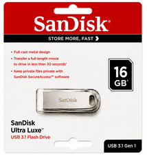 SanDisk Ultra Luxe USB 3.1 Flash Drive – 5 Pack | Premium Metal USB Flash Drives picture